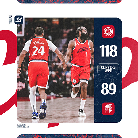 NBA,快船,开拓者