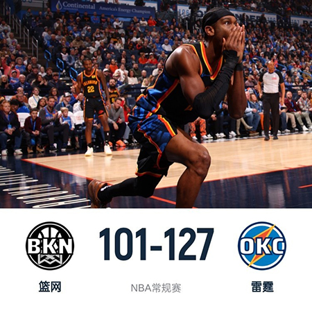 NBA,篮网,雷霆