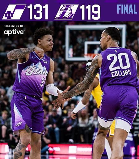 NBA,湖人,爵士