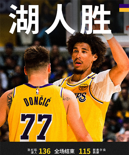 NBA,鹈鹕,湖人