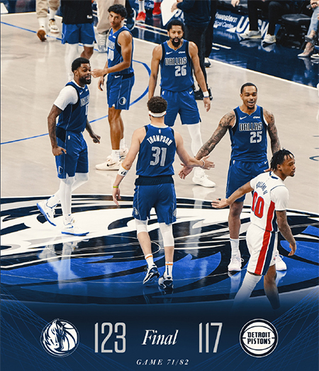 NBA,活塞,独行侠